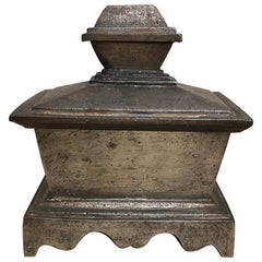 Grand Tour Steel Sarcophagus Form Box