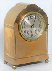 Tiffany Brass Mantel Clock