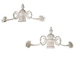 A Pair of Italian Wall Appliques