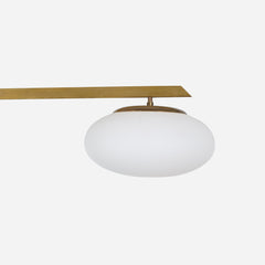 A low profile Chandelier Designed by Angelo Lelli