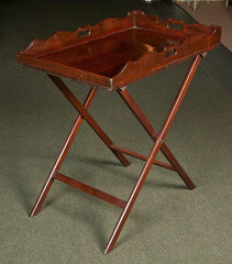 English Mahogany Butler's Tray