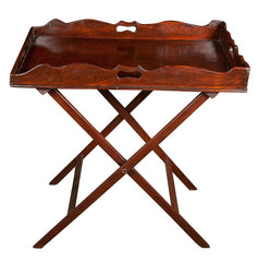 English Mahogany Butler's Tray