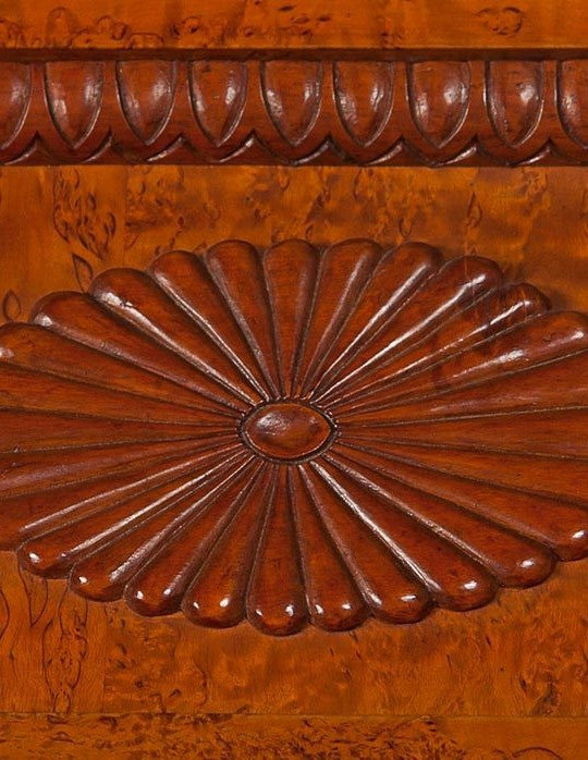 Biedermeier Burl Wood Mirror Biedermeier Burl Wood Mirror
