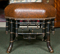 Regency Style Hexagonal Stool