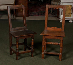 Two French Oak Chairs