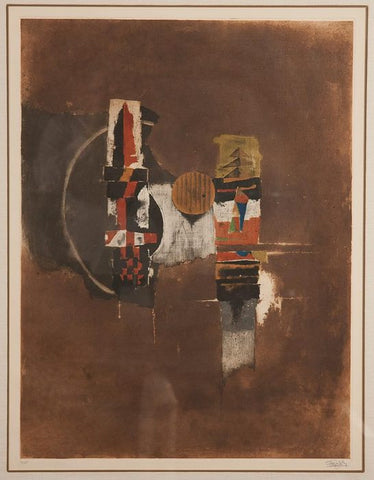 Etching by Johnny Friedlaender