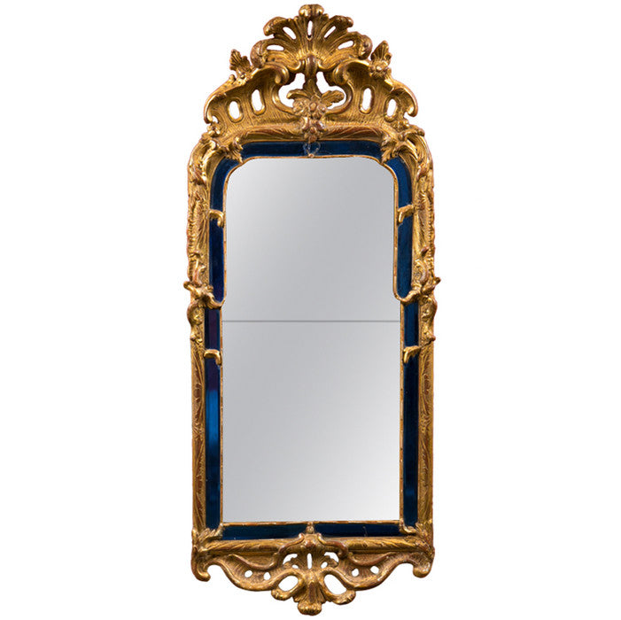 Continental Gilt Wood Mirror