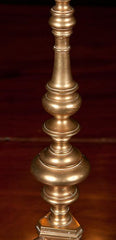 Pair of Tall Brass Candlesticks