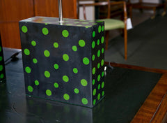 Pair of Polka Dot Lamps