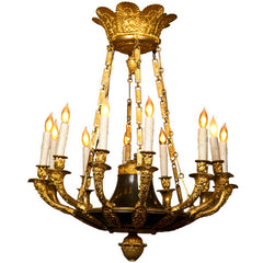 D'Ore Bronze Empire Chandelier