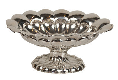 Fluted Silver Center Bowl