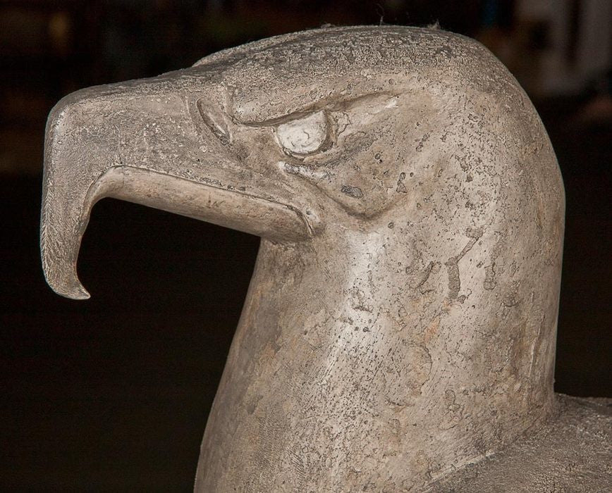 Cast Plaster Figure Of An Eagle