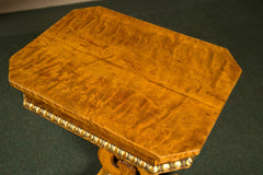 Lyre Form Side Table