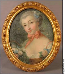 Reverse Painting of a Lady