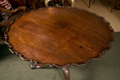 Chippendale Pie Crust Tilt Top Table
