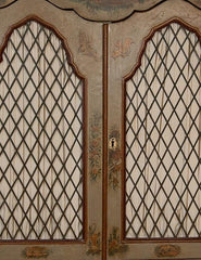 Baroque Style Painted Secretary