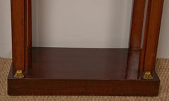 Empire Mahogany & Gilt Bronze Mounted Console with Mirror