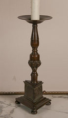 Pair of Bronze Candlesticks