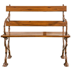 French Cast Iron Bench