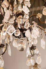 Rock Crystal Chandelier by Bagues