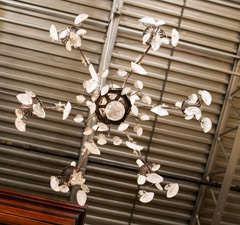 Rock Crystal Chandelier by Bagues