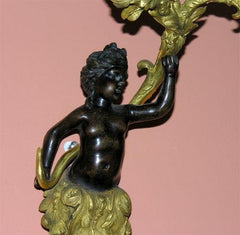 Pair of Regence Bronze Putti Sconces