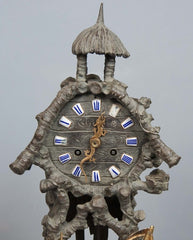 Bronze Tropical Theme French Clock