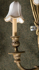 Edwardian Bow and Tassel Sconces