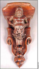 19th Century Italian Carved Wooden Bracket
