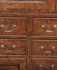 19th Century Yew Wood & Mahogany Linen Press