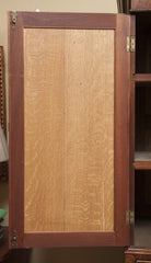 19th Century Yew Wood & Mahogany Linen Press