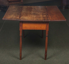 An American Stained Pine Drop Leaf Table