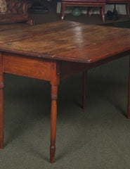 An American Stained Pine Drop Leaf Table