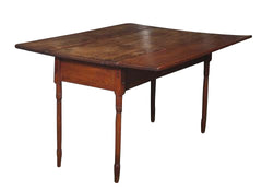 An American Stained Pine Drop Leaf Table