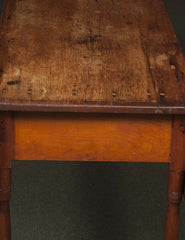 An American Stained Pine Drop Leaf Table