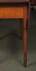 An American Stained Pine Drop Leaf Table