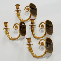 A Set of Four 19th Century Egyptian Revival Sconces