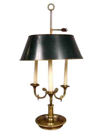 French Bronze Bouillotte Lamp