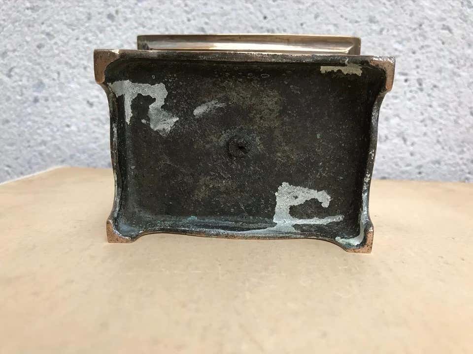 Grand Tour Bronze Sarcophagus Form Box Grand Tour Bronze Sarcophagus Form Box
