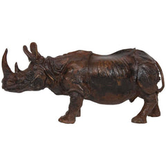 Chinese Bronze of a Rhinoceros