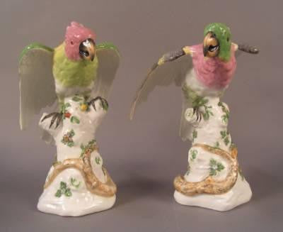 Paris Porcelain Parrots