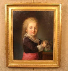 French 18th Century Portrait of a Child