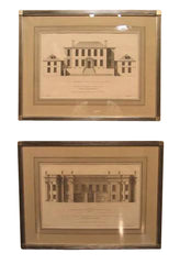 Two English Architectural Engravings