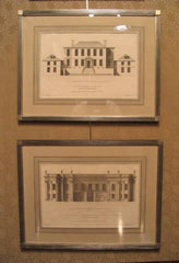 Two English Architectural Engravings