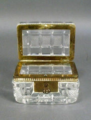 Crystal and Bronze Box