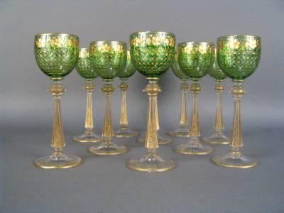 Set of Ten Goblets