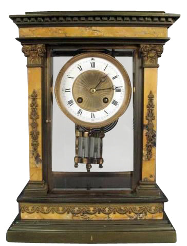 Louis XVI Style Overmantle Clock