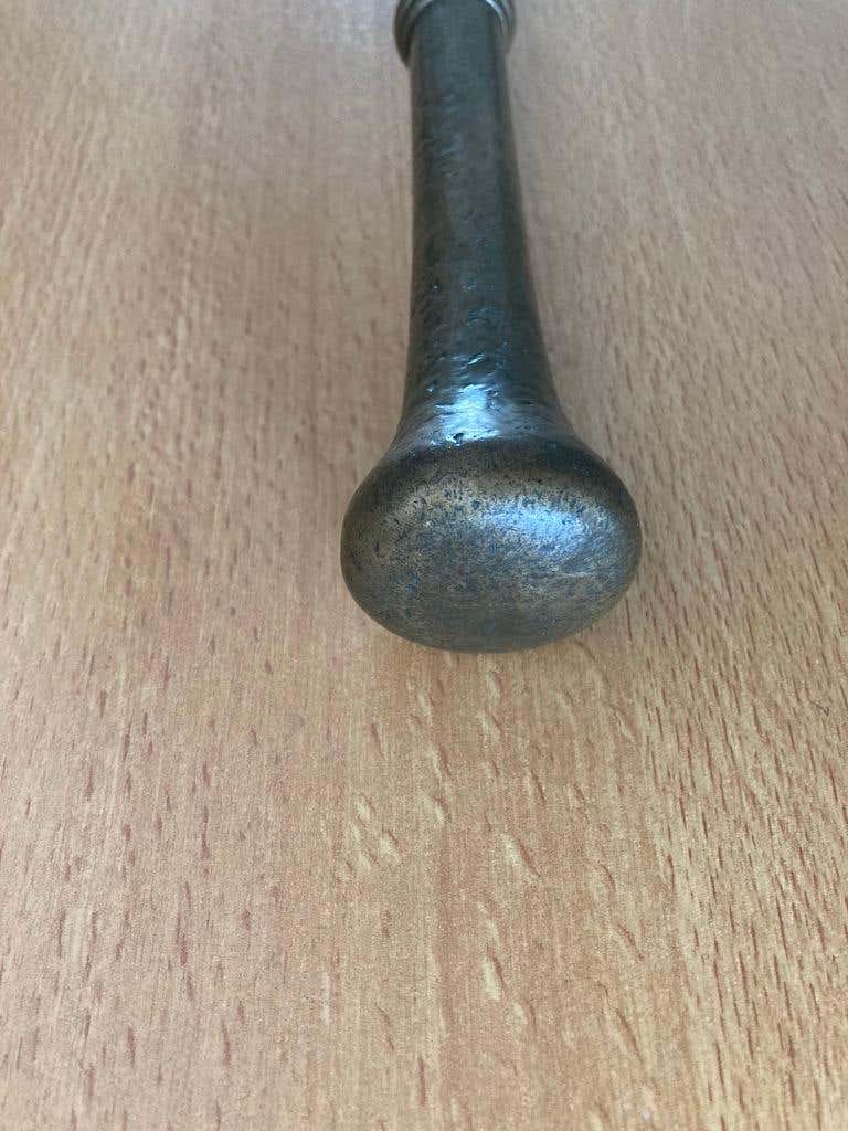 18th Century Italian Bronze Pestle for a Mortar, 12 Inches Long