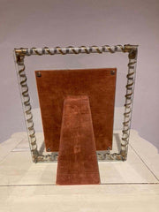 Fontana Arte Glass and Brass Picture Frame