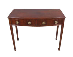 English Bow-Shaped Side Table